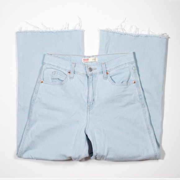 Levi Strauss Signature Women's Heritage High-Rise Wide Leg Jeans 16 - Picture 14 of 16